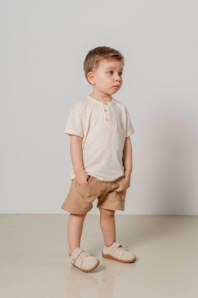 bombe Baby Kids Natural Cotton Shorts Comfortable Set Trend Fashion Bottom Top Set