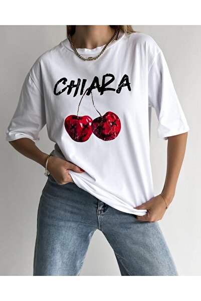 Jose Clothing Tricou imprimat cu mânecă scurtă cu croială supradimensionată