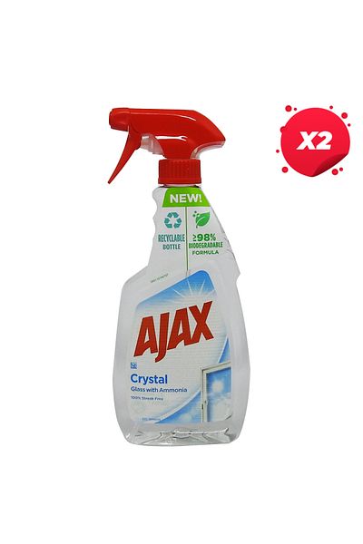 Ajax X2 - AJAX GLASS SOLUTION 500ML SUPER EFFECT