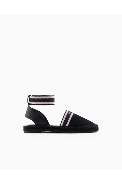 Armani Exchange Black Espadrille with Wrist Band for Unisex Chess Games Xds006 Xv923-00002