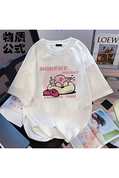 Jose Clothing Tricou imprimat cu mânecă scurtă cu croială supradimensionată