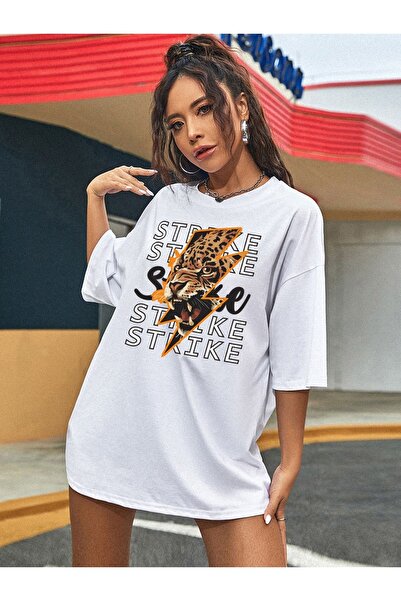 Bengi Clothing Футболка з принтом оверсайз з коротким рукавом