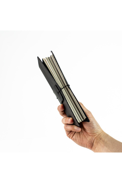 noft A6 Travel Notebook Deri Defter Kılıfı - Seyahat Defteri 12 x 17cm