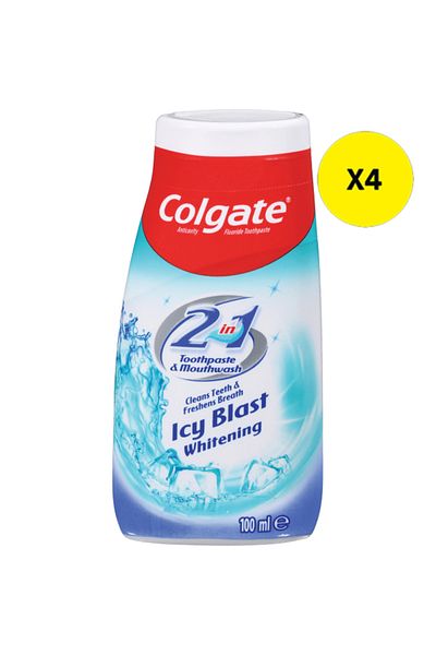 Colgate X4 - COLGATE PASTA DINTI 100ML ICY BLAST WHITENING