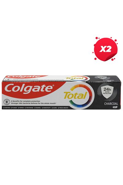 Colgate X2 - COLGATE TOOTHPASTE 100ML TOTAL CHARCOAL