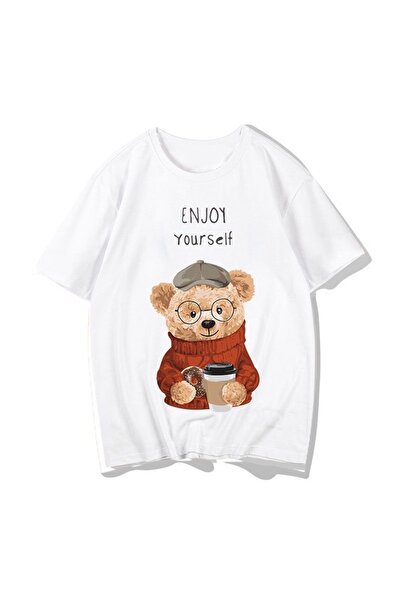 Jose Clothing Tricou imprimat cu mânecă scurtă cu croială supradimensionată