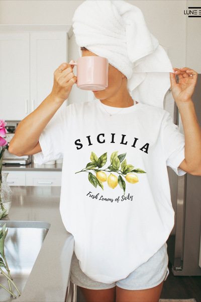 Bengi Clothing تي شيرت مطبوع بأكمام قصيرة وقصة كبيرة الحجم