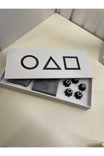 Owl Global Squid Game Gonggi Kuti 5 with Stone Game and Heavy Stone Filled with Sound - Black Series