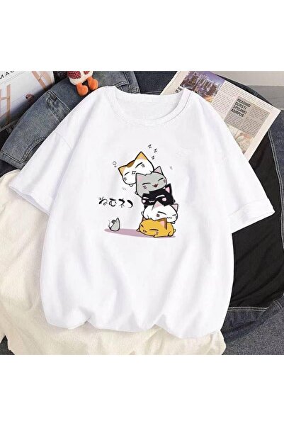 Jose Clothing Tricou imprimat cu mânecă scurtă cu croială supradimensionată