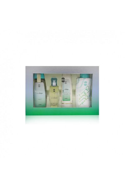Ajmal Raindrops Perfume Set for Women, Ajmal Shower Gel Powder Lotion 50ml