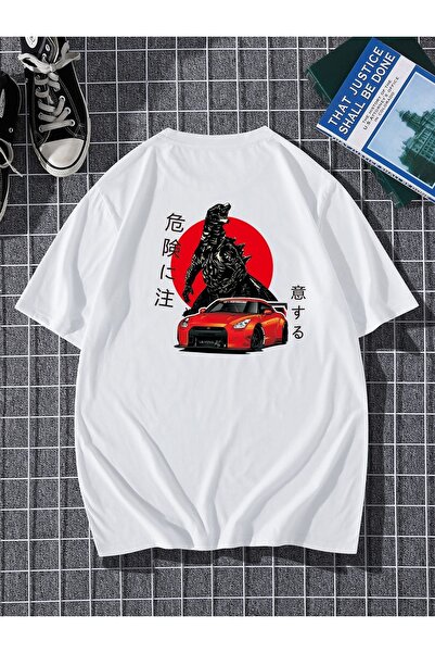 Jose Clothing Tricou imprimat cu mânecă scurtă cu croială supradimensionată