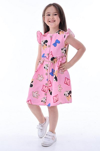 MAXI DRY Rochie de vară pentru fete cu mâneci cu volane