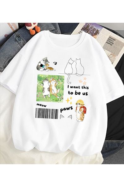 Bengi Clothing Μπλουζάκι με κοντό μανίκι με στάμπα