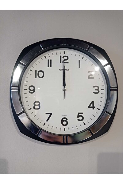 Galaxy Retro Duvar Saati Siyah