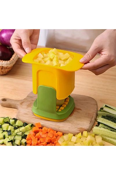 MorPort Practical Vegetable and Fruit Chopper I Vegetable Slicer I Vegetable Chopper I Fruit Slicer