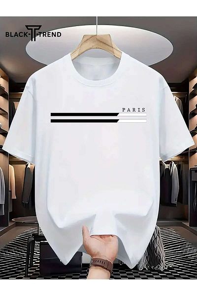 PENTHİLUS Colorful California Chair Printed T-Shirt, Long Sleeve, Simple Modern Design, Soft Cotton