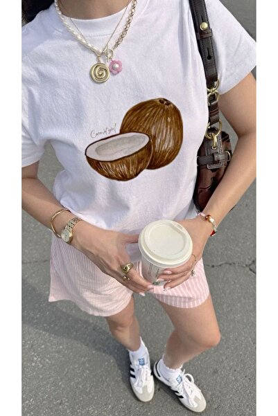 Jose Clothing Tricou imprimat cu mânecă scurtă cu croială supradimensionată