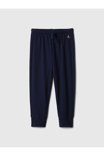 GAP Erkek Bebek Lacivert Brannan Bear İşlemeli Pull-On Jogger Eşofman Altı