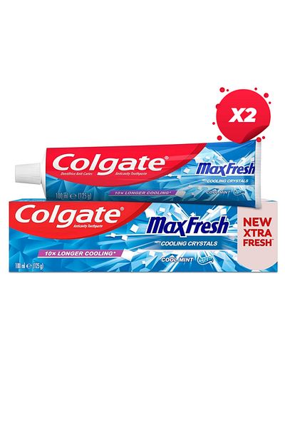 Colgate X2 - COLGATE PASTA DINTI 100ML MAX FRESH COOLING CRYSTALS