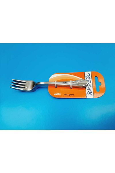 Tercan çelik Tulip Dessert Fork 6 Pieces Long Lasting Dessert Fork