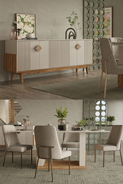 Modalife Salda Midi Düğün Paketi - Oturma Grubu / Yatak Odası Takımı / Yemek Odası Takımı