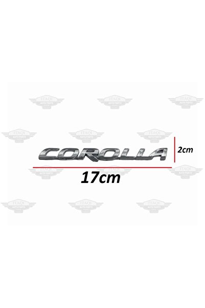 İTAQİ Yazi Corolla 02-25 Rear (Corolla Yazisi) 75442-12A11