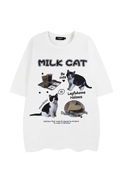 Bengi Clothing Футболка з принтом оверсайз з коротким рукавом