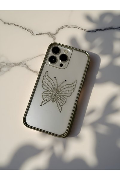 HYPERSOFT iPhone 16 Plus (6.7 Inch) Compatible Sparkling Shiny Stone Luxury S...