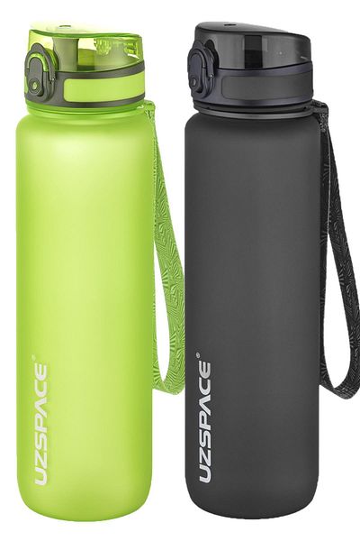 Uzspace 1000 Ml Large Size 2-Piece Tritan Flask Set - 14 Different Color Options