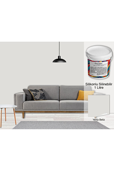 GONDEX İç Cephe Duvar Boyası, Silikonlu Silinebilir, 1000 ml - 2025 Renkleri,...