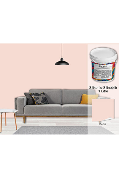 GONDEX İç Cephe Duvar Boyası, Silikonlu Silinebilir, 1000 ml - 2025 Renkleri,...
