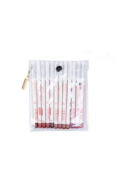 real beauty مجموعة اقلام تحديد الشفاة من ريل بيوتي 12 لون