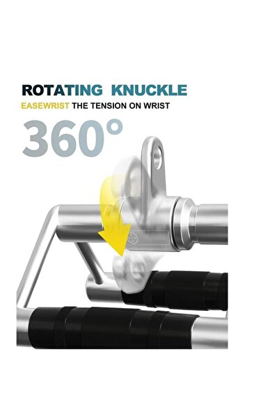 YALLA HomeGym Cable Handles Triceps Pull Down Attachment, LAT Pull Down Close Grip Attachments