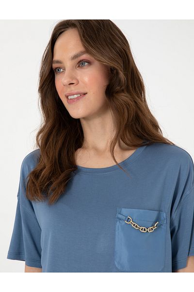 Pierre Cardin Indigo Comfort Fit T-Shirt 50301456 -Vr028