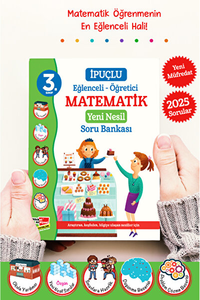 Dikkat Atölyesi Yayınları 3. Sınıf Ipuçlu Eğlenceli - Öğretici Matematik Yeni...