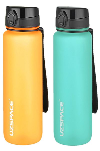 Uzspace 1000 Ml Large Size 2-Piece Tritan Flask Set - 14 Different Color Options