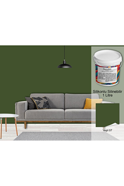 GONDEX İç Cephe Duvar Boyası, Silikonlu Silinebilir, 1000 ml - 2025 Renkleri,...