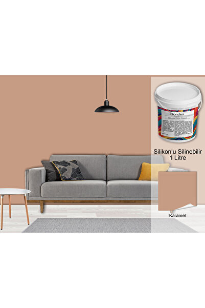 GONDEX İç Cephe Duvar Boyası, Silikonlu Silinebilir, 1000 ml - 2025 Renkleri,...