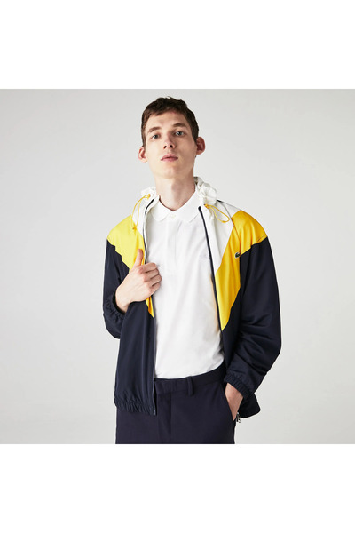 Lacoste Ανδρικό γιακά πόλο με κανονική εφαρμογή της παράστασης της πόλης του Παρισιού