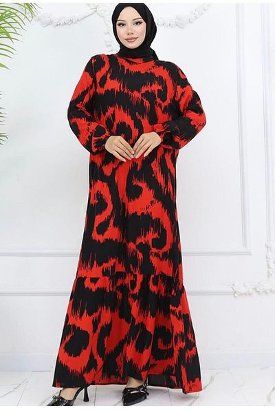 Blackmods Teseturine Viskose Dress