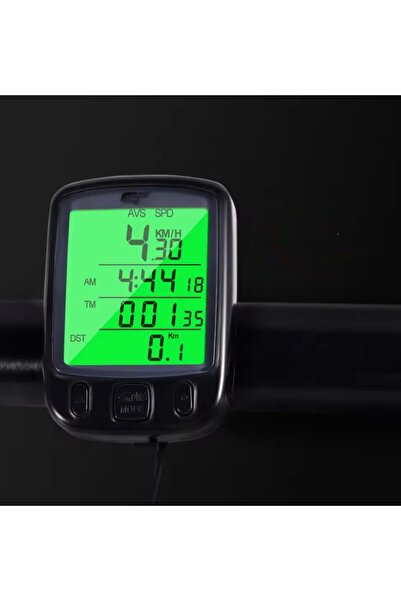 ShopFast Profesyonel Bisiklet Hız Göstergesi Dijital Led Ekran Kilometre Saya...