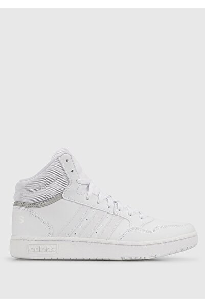 adidas Παπούτσια μπάσκετ Unisex - Hoops 3.0 Mid K White Gw0401
