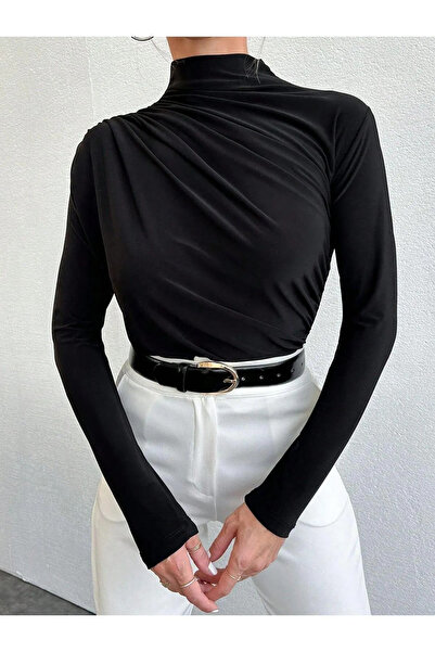 Mandlyz Μπλούζα με πλισέ