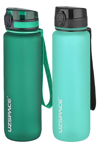 Uzspace 1000 Ml Large Size 2-Piece Tritan Flask Set - 14 Different Color Options