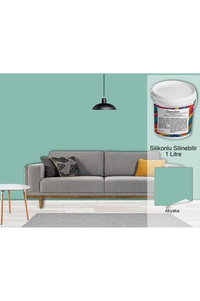 GONDEX İç Cephe Duvar Boyası, Silikonlu Silinebilir, 1000 ml - 2025 Renkleri,...