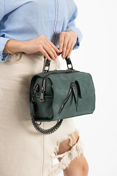 Çanta Trend Mega Жіноча сумка зі штучної шкіри на спині, руці та плечі