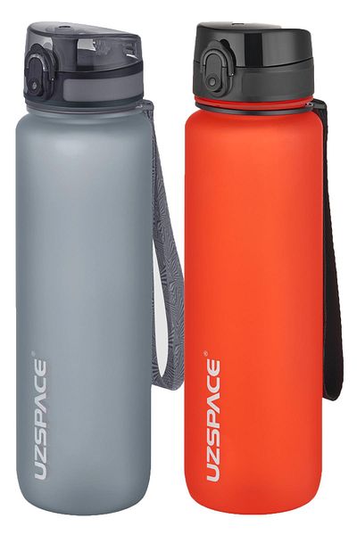 Uzspace 1000 Ml Large Size 2-Piece Tritan Flask Set - 14 Different Color Options
