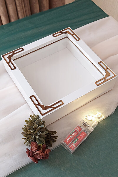 Verda Çerçeve إطار ذاكرة LED مقاس 20 × 20 × 5 سم! إطار ذاكرة زهرة الموضة الجد...