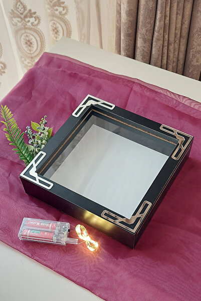 Verda Çerçeve إطار ذاكرة LED مقاس 20 × 20 × 5 سم! إطار ذاكرة زهرة الموضة الجد...