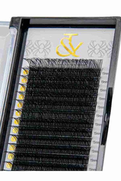 T&Y EYELASH İpek Kirpik , 0.07 Kalınlık , W 6P CC Kıvrım , 17 mm , T&Y